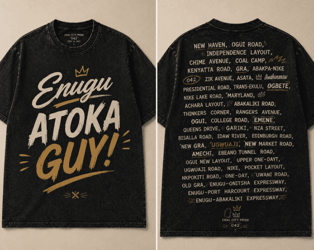 The "Enugu Atoka" Tee